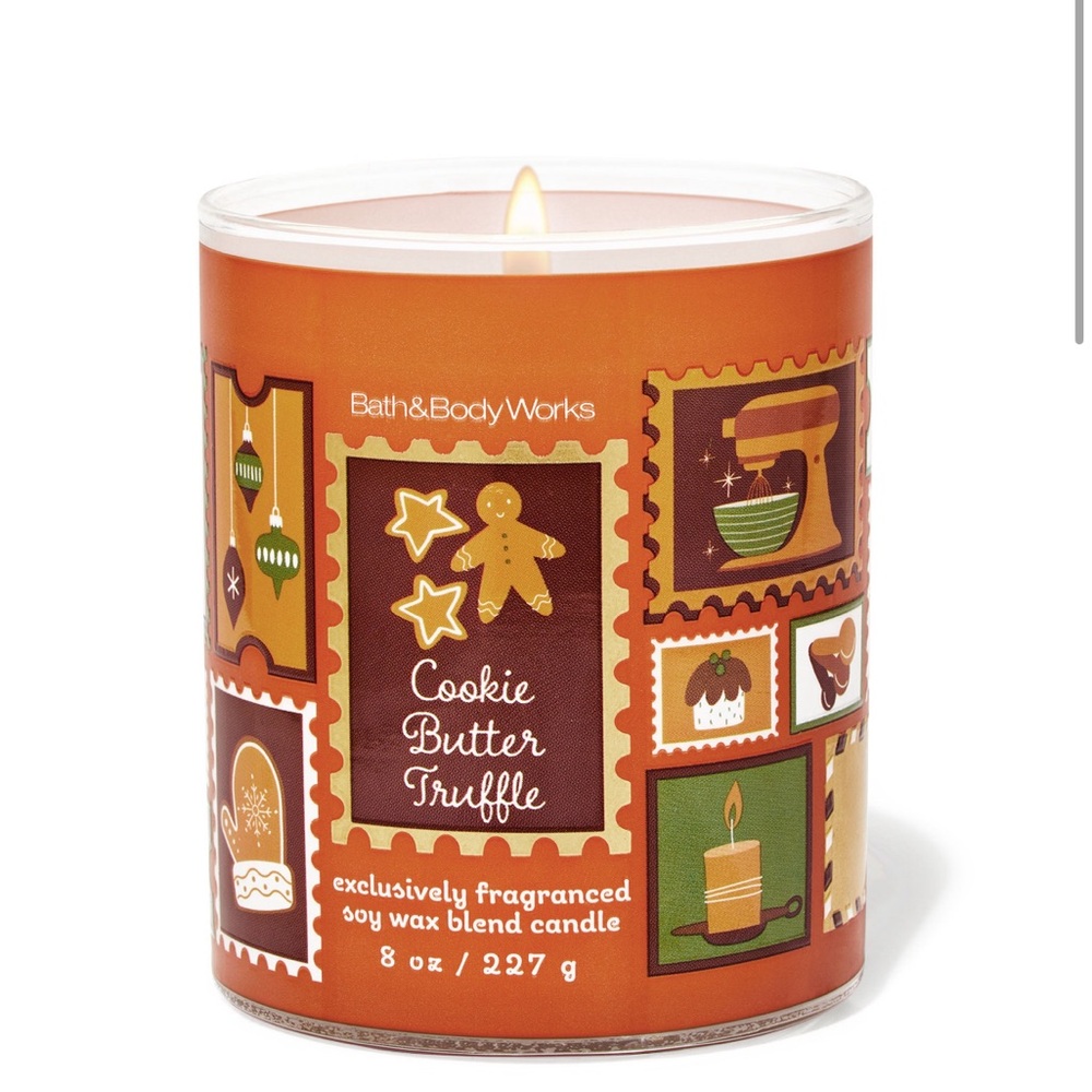Bath & Body Works Cookie Butter Truffle Candle - Warm Brown